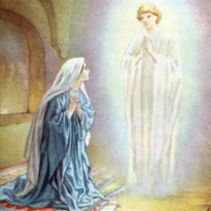 mary and angel